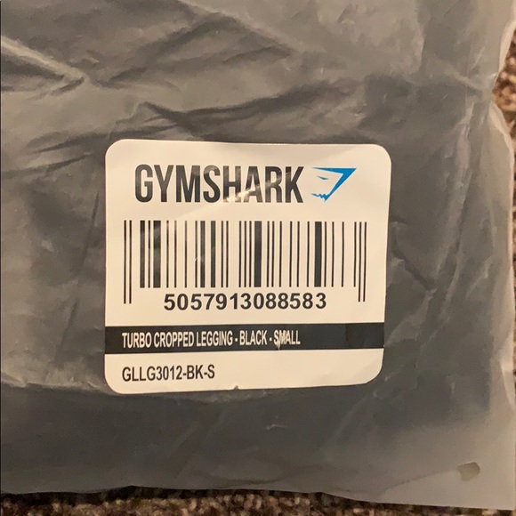 Gymshark Turbo Cropped Legging Size Small - Picture 3 of 5